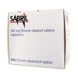 Сабрил (Вигабатрин) таблетки 500мг №100 (100 таблеток) в Новом Уренгое и области фото