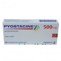 Пиостацин (Пристинамицин) таблетки 500мг №16 в Новом Уренгое и области фото
